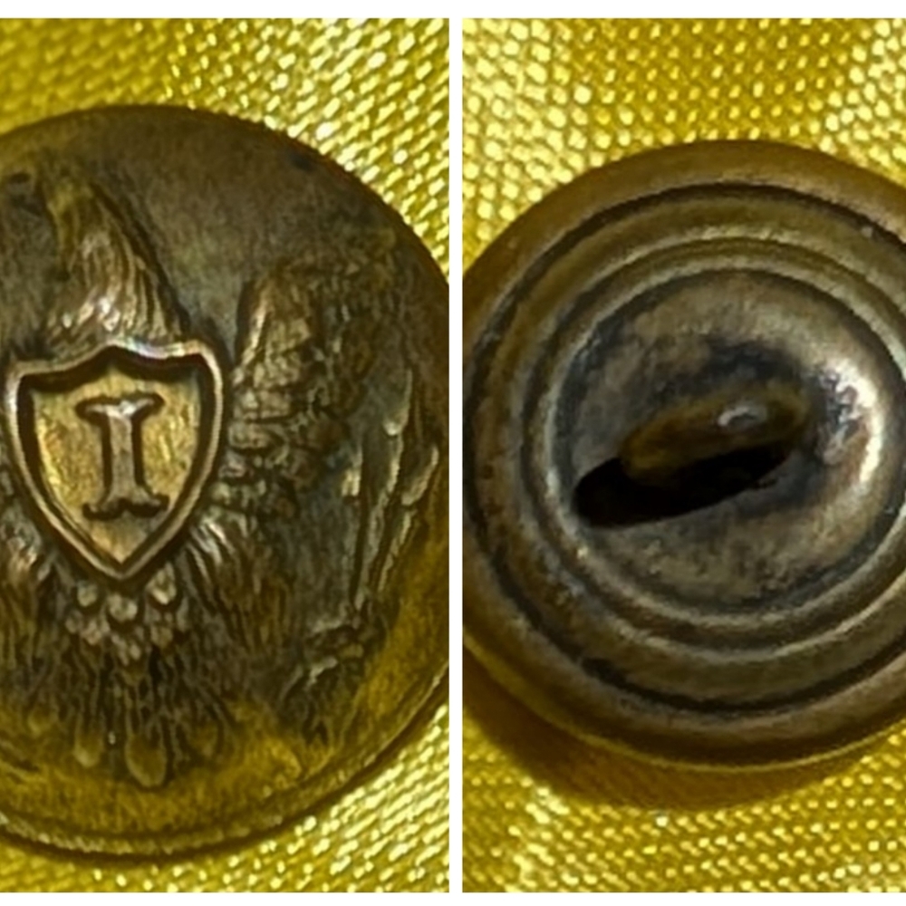 Eagle Crest Civil War Shank Button
